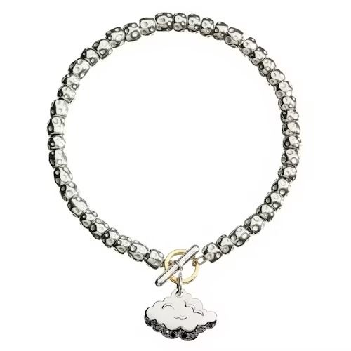 Orologio BRACCIALE PEPITA ARGENTO & TITANIO