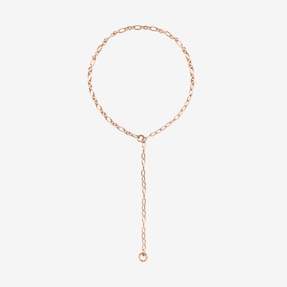 Orologio COLLANA CUORE ORO ROSA, RUBINO SINTETICO & DIAMANTI