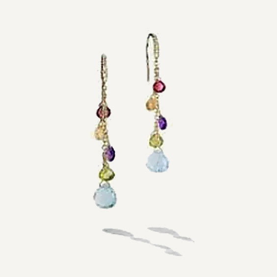 Orologio ORECCHINI JAIPUR IN ORO GIALLO TOPAZIO