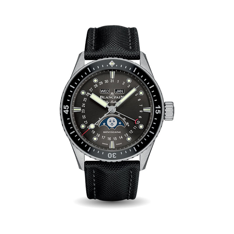 Orologio blancpain fifty fathoms - BATHYSCAPHE QUANTIÈME COMPLET PHASES DE LUNE