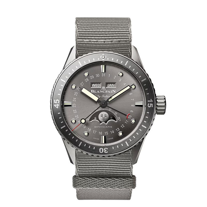 Orologio blancpain fifty fathoms - BATHYSCAPHE QUANTIÈME COMPLET PHASES DE LUNE