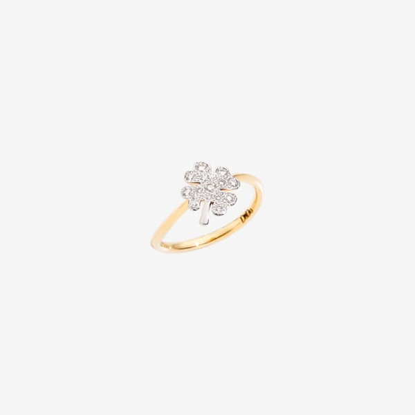 ANELLO QUADRIFOGLIO PREZIOSO 