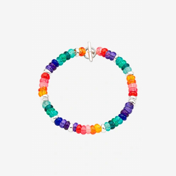 BRACCIALE RONDELLE ARCOBALENO 