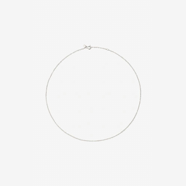 Gioiello dodo collane - COLLANA ESSENTIALS IN ORO BIANCO RODIATO 18K