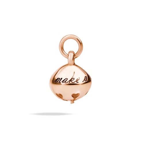 Gioiello dodo charms - CIONDOLO CAMPANELLO ORO ROSA