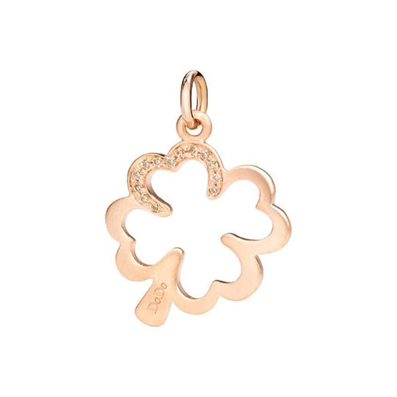 Gioiello dodo fuori produzione - ORO ROSA 9 KT QUADRIFOGLIO