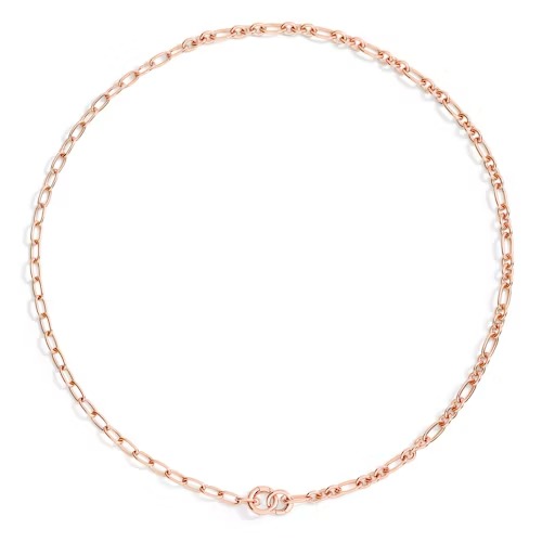 Gioiello dodo collane - COLLANA MAGLIE APRIBILI ARGENTO DORATO