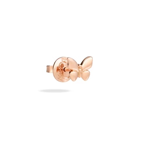 Gioiello dodo orecchini - ORECCHINO STUD FARFALLA ORO ROSA