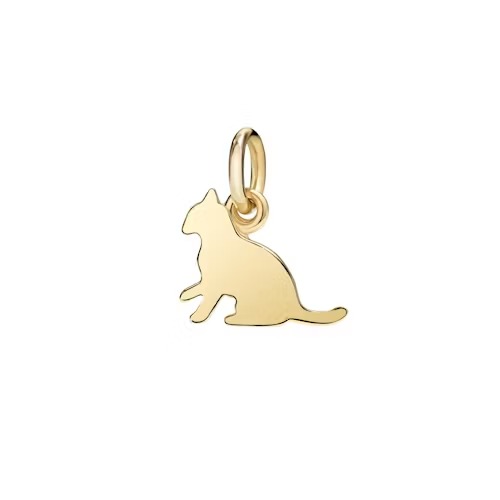 Gioiello dodo charms - CIONDOLO GATTO ORO GIALLO