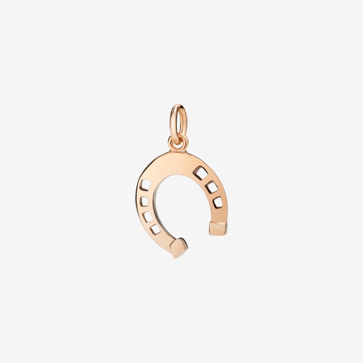 Gioiello dodo charms - CIONDOLO FERRO DI CAVALLO ORO ROSA