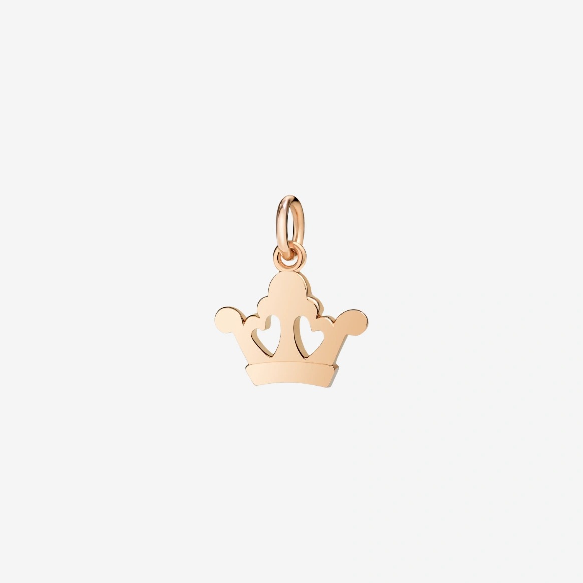 Gioiello dodo charms - CIONDOLO CORONA ORO ROSA
