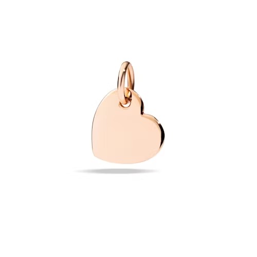 Gioiello dodo charms - CIONDOLO CUORE ORO ROSA