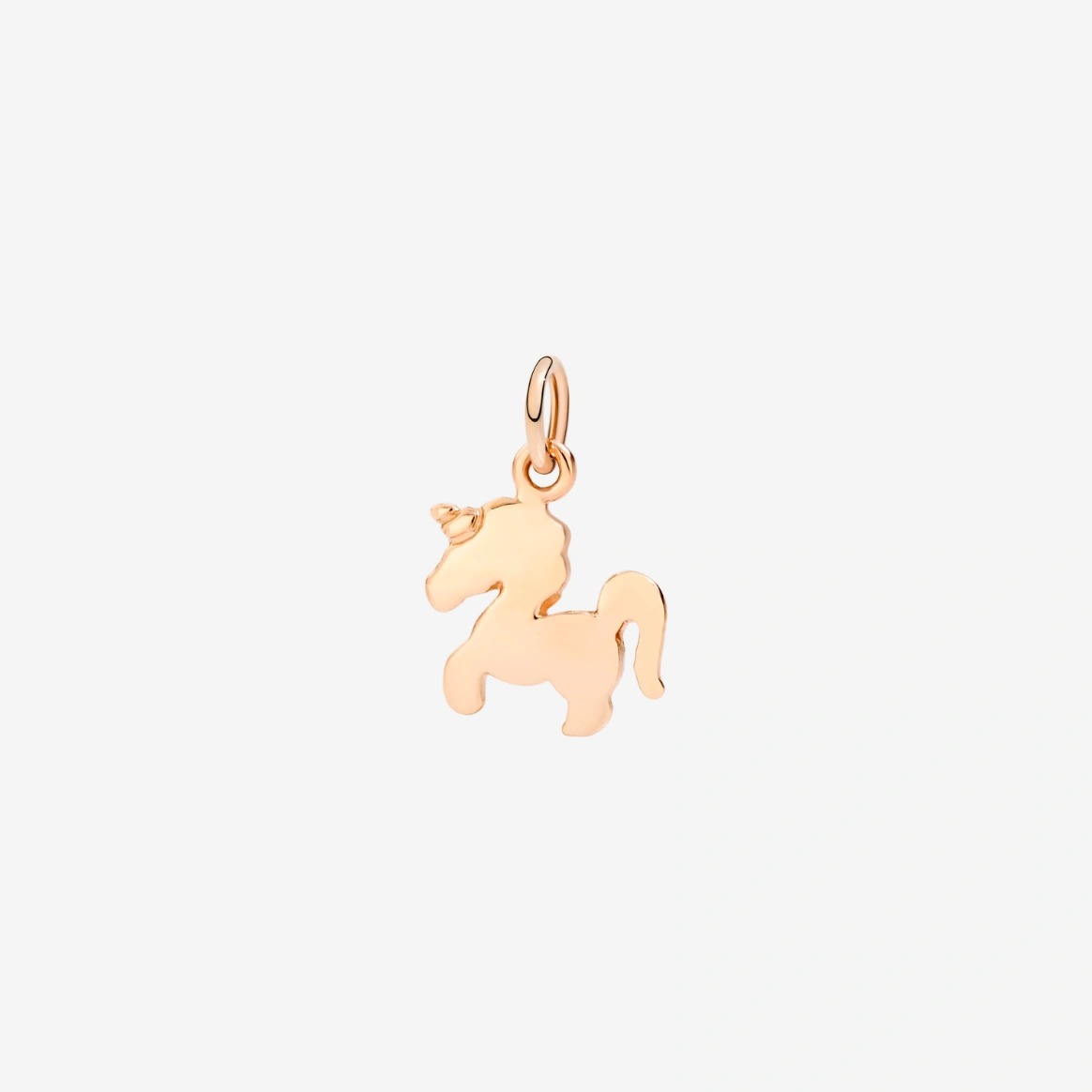 Gioiello dodo charms - CIONDOLO UNICORNO ORO ROSA