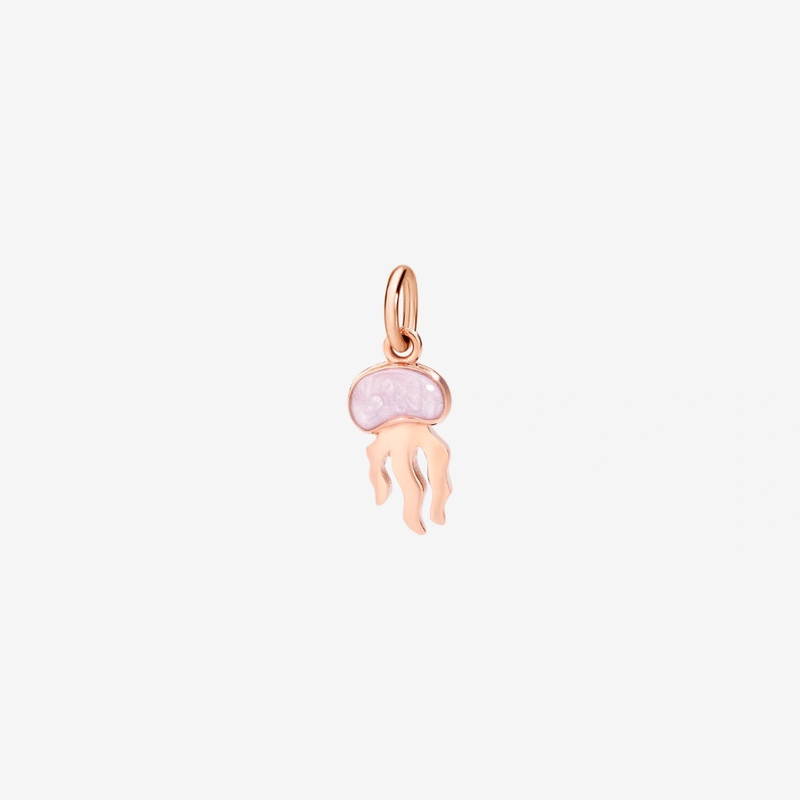 Gioiello dodo charms - CIONDOLO MEDUSA ORO ROSA E SMALTO