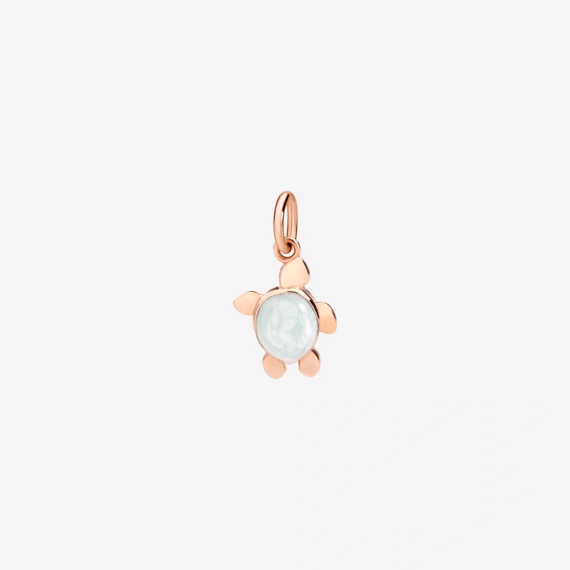 Gioiello dodo charms - CIONDOLO TARTARUGA MARINA ORO ROSA E SMALTO