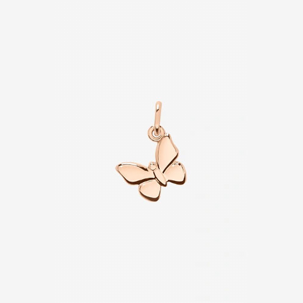 Gioiello dodo charms - CIONDOLO FARFALLA ORO ROSA