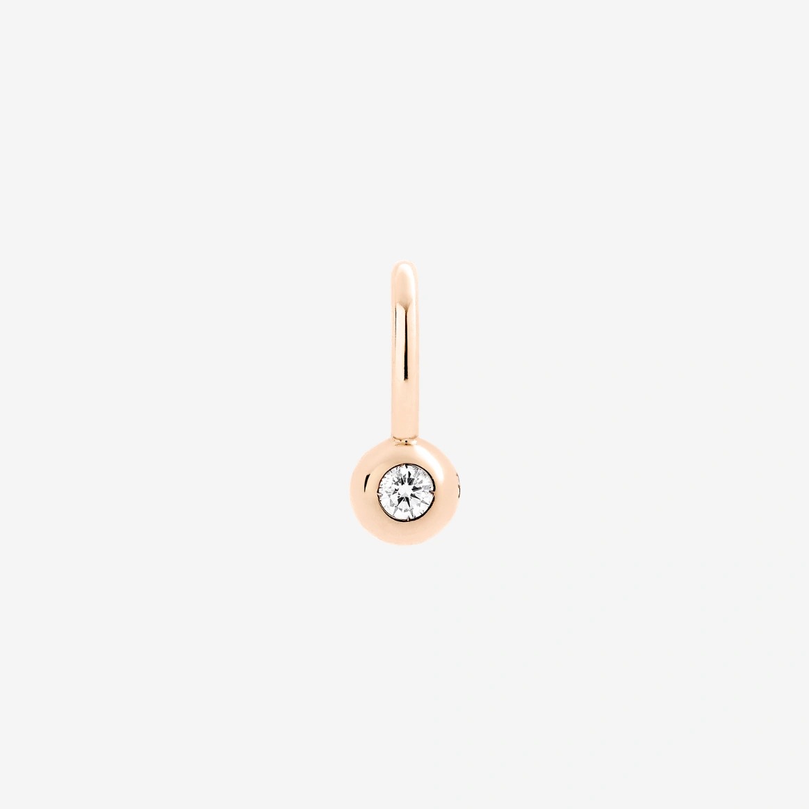 Gioiello dodo charms - CIONDOLO BOLLICINE ORO ROSA E DIAMANTE BIANCO