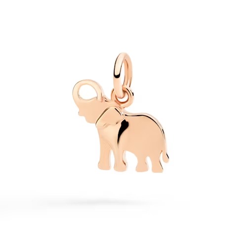 Gioiello dodo charms - CIONDOLO ELEFANTE ORO ROSA