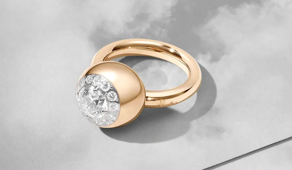 Anello nuvola pomellato on sale