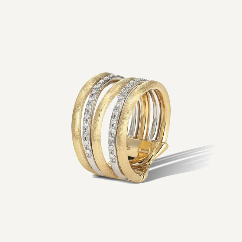 Gioiello marco bicego anelli - ANELLO JAIPUR ORO GIALLO DIAMANTE