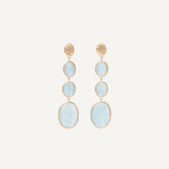 Gioiello marco bicego orecchini - ORECCHINI SIVIGLIA IN ORO GIALLO ACQUAMARINA