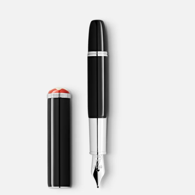Gioiello montblanc penne - STILOGRAFICA MONTBLANC HERITAGE ROUGE ET NOIR BABY EDIZIONE SPECIALE NERA F