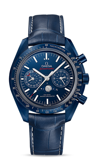 Moonwatch Omega Co-Axial Master Chronometer Moonphase Chronograph 44,25 mm Blue Side of the Moon 