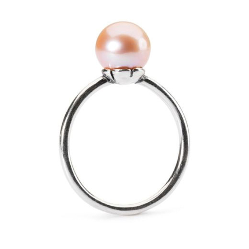 Anello Petali di Perla Rosa 