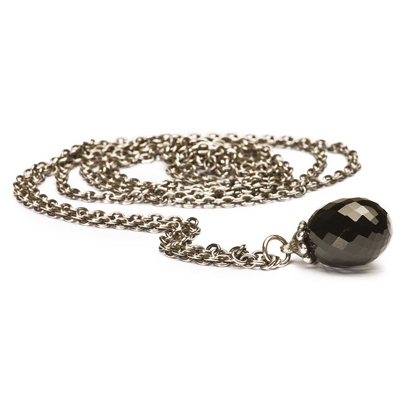 Collana d'Argento con Onice Nero Trollbeads 