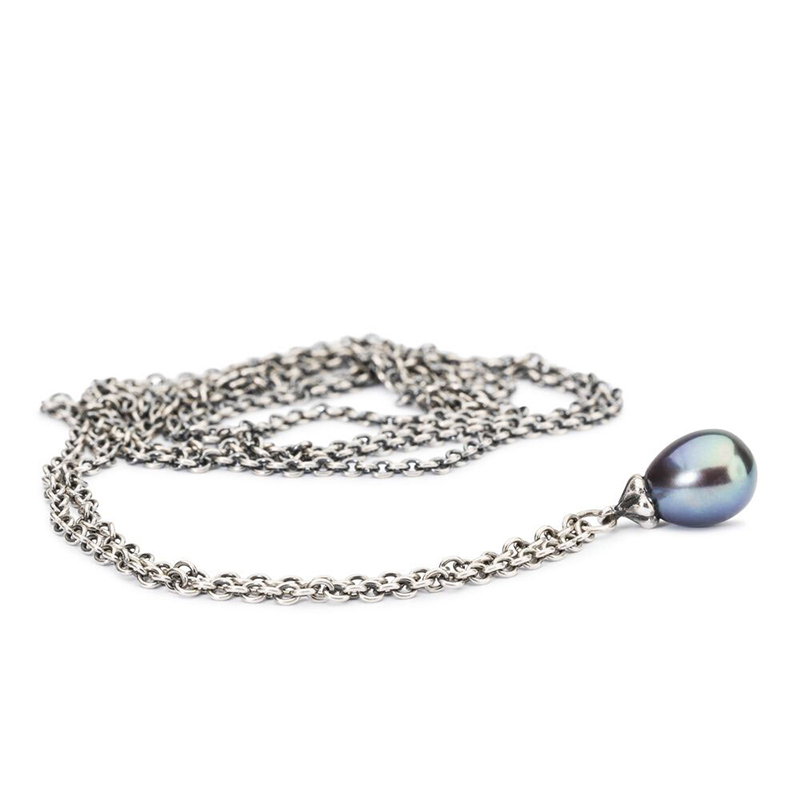 Collana Fantasia con Perla Pavone Trollbeads 