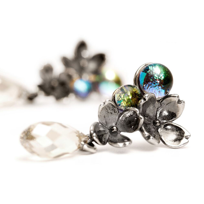 ORECCHINI FIORI ASIMMETRICI TROLLBEADS