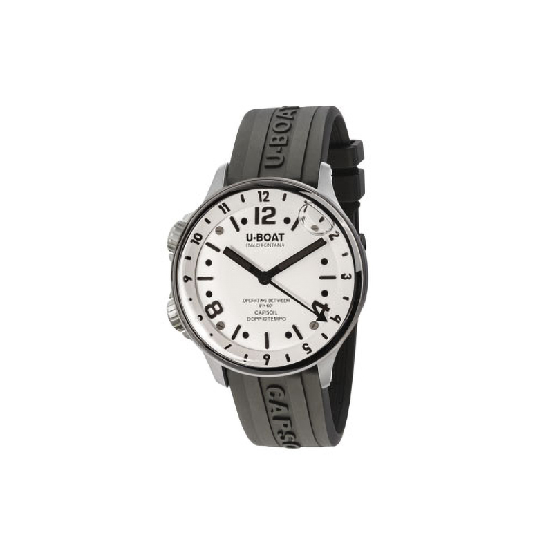 Orologio u-boat capsoil - CAPSOIL DOPPIOTEMPO 45MM SS WHITE